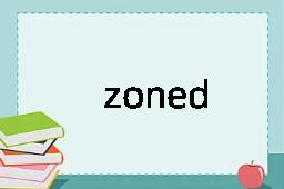 zoned是什么意思